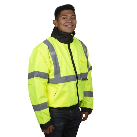 Cordova Jacket, Reptyle, Waterproof, Hi-Vis, 3XL J221-3XL
